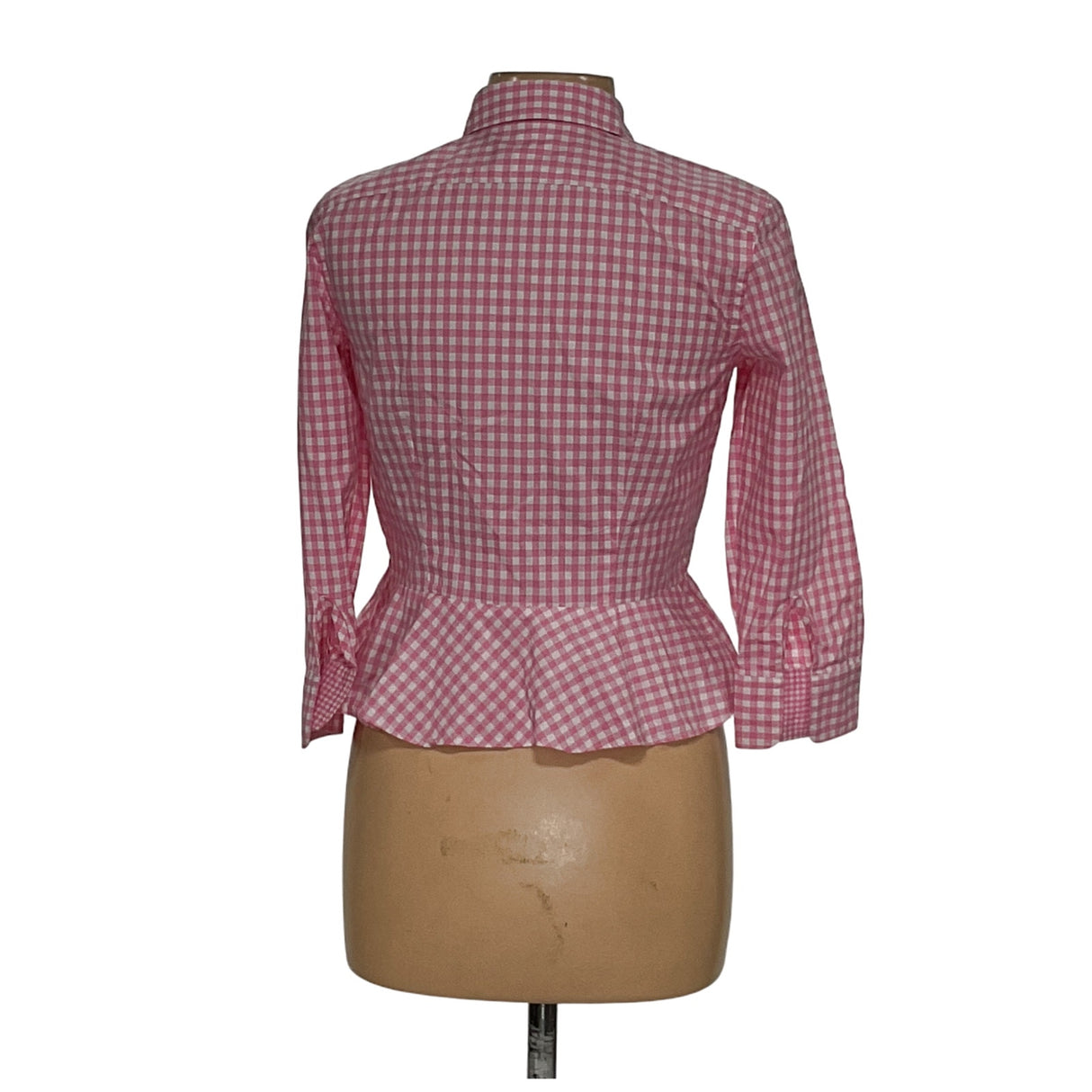 LRL Pink Cotton Button-Up Top, Size 6P