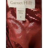 GARNET HILL Red Midi Shift Dress - Women's Size 8