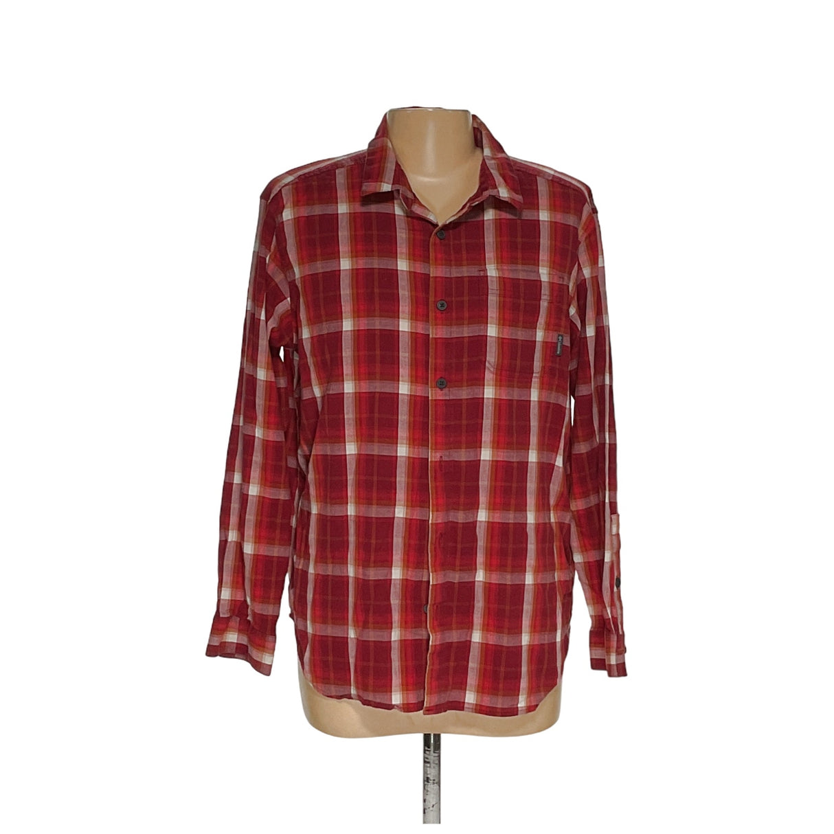 Columbia Men's Red Button-Down Shirt - XL