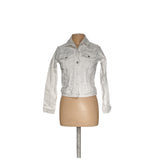 ZARA Women's White Cotton Jacket - Size S