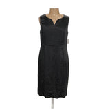 Kasper Black Sheath Dress