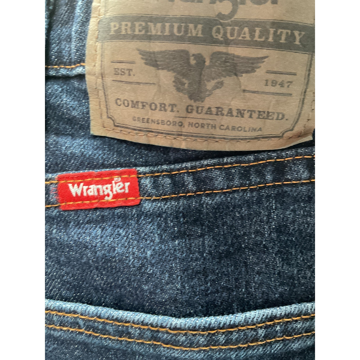 Wrangler Men's Blue Jeans - Size 38