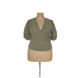 A&F Green XL Women's Blouse