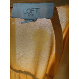 LOFT Yellow Polyester Blouse (Size S)