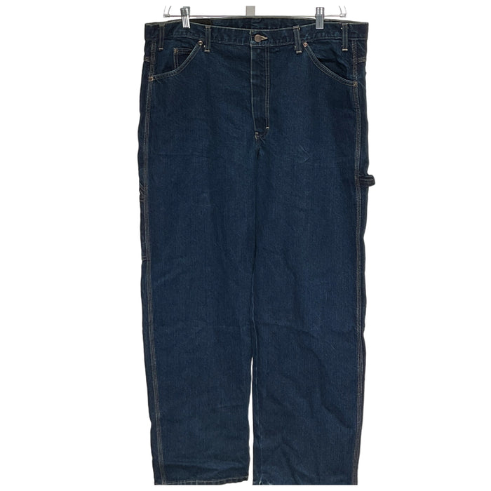 Dickies Blue Men's Big & Tall Jeans - 40x30 Ankle Style