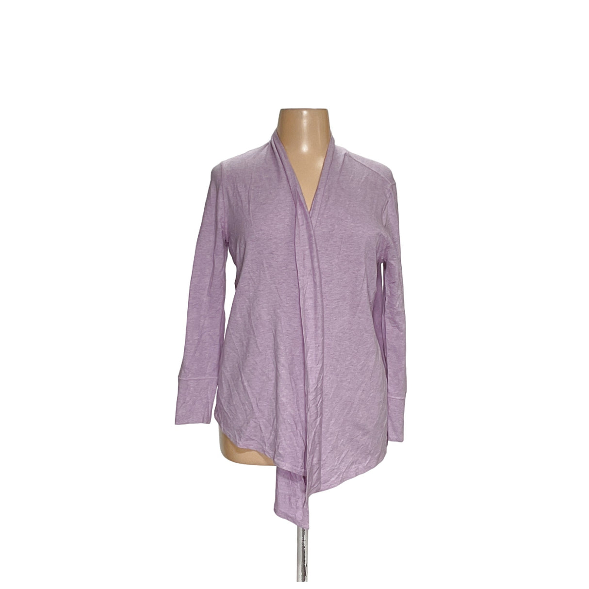 Chico's Plus Size Purple Cotton Cardigan, Size 2