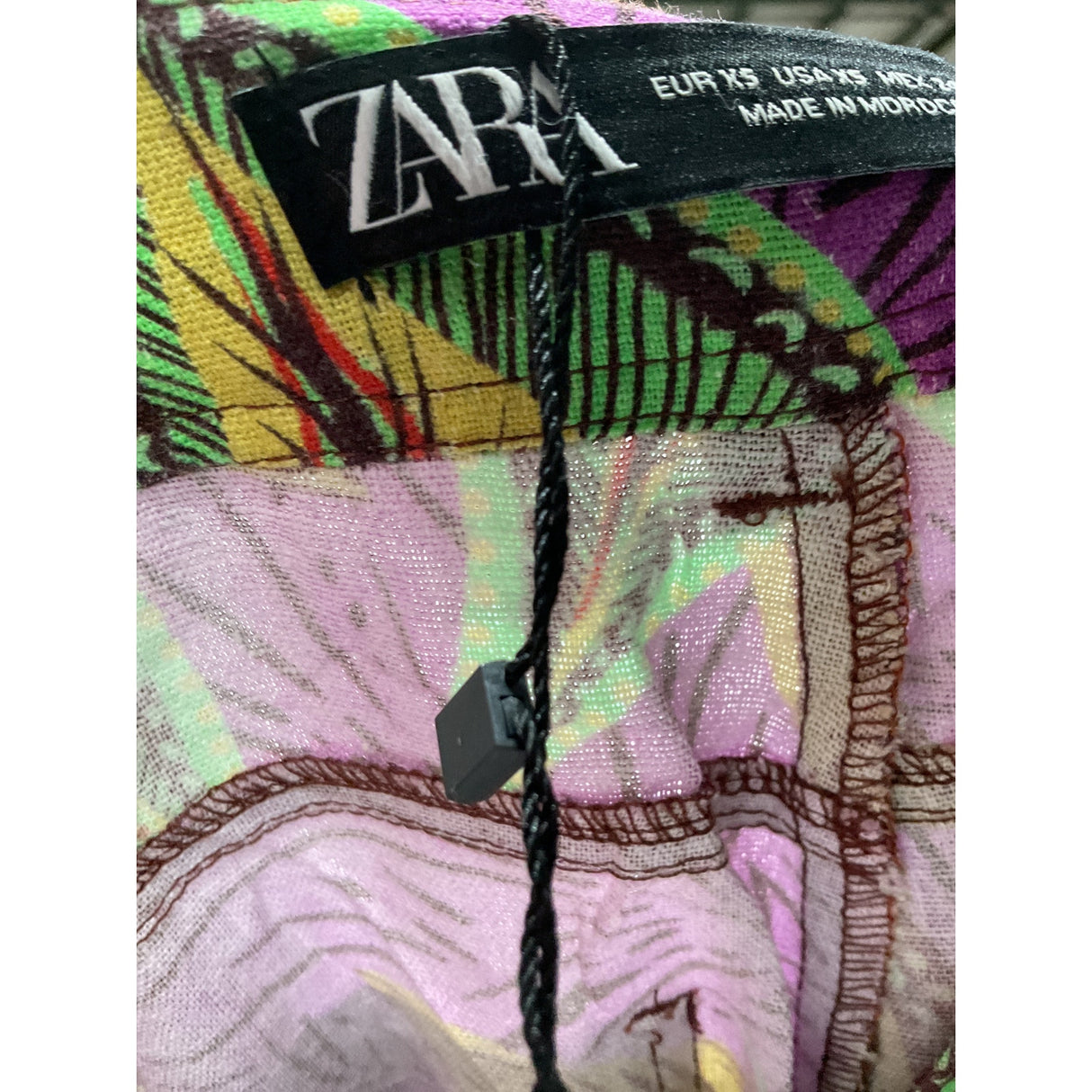 Zara Multicolor Ankle Pants XS