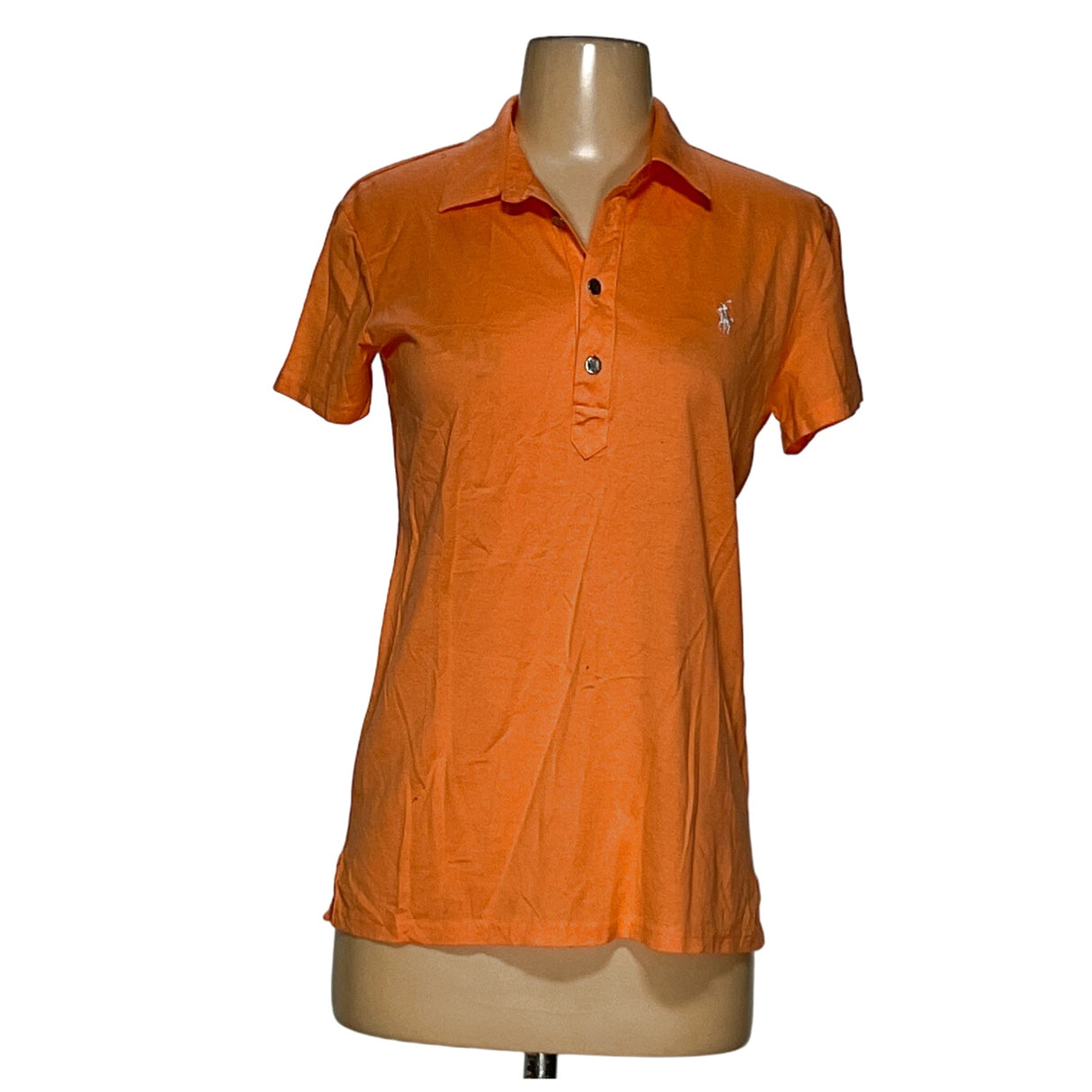 Ralph Lauren Orange Cotton Blouse - Women's Small