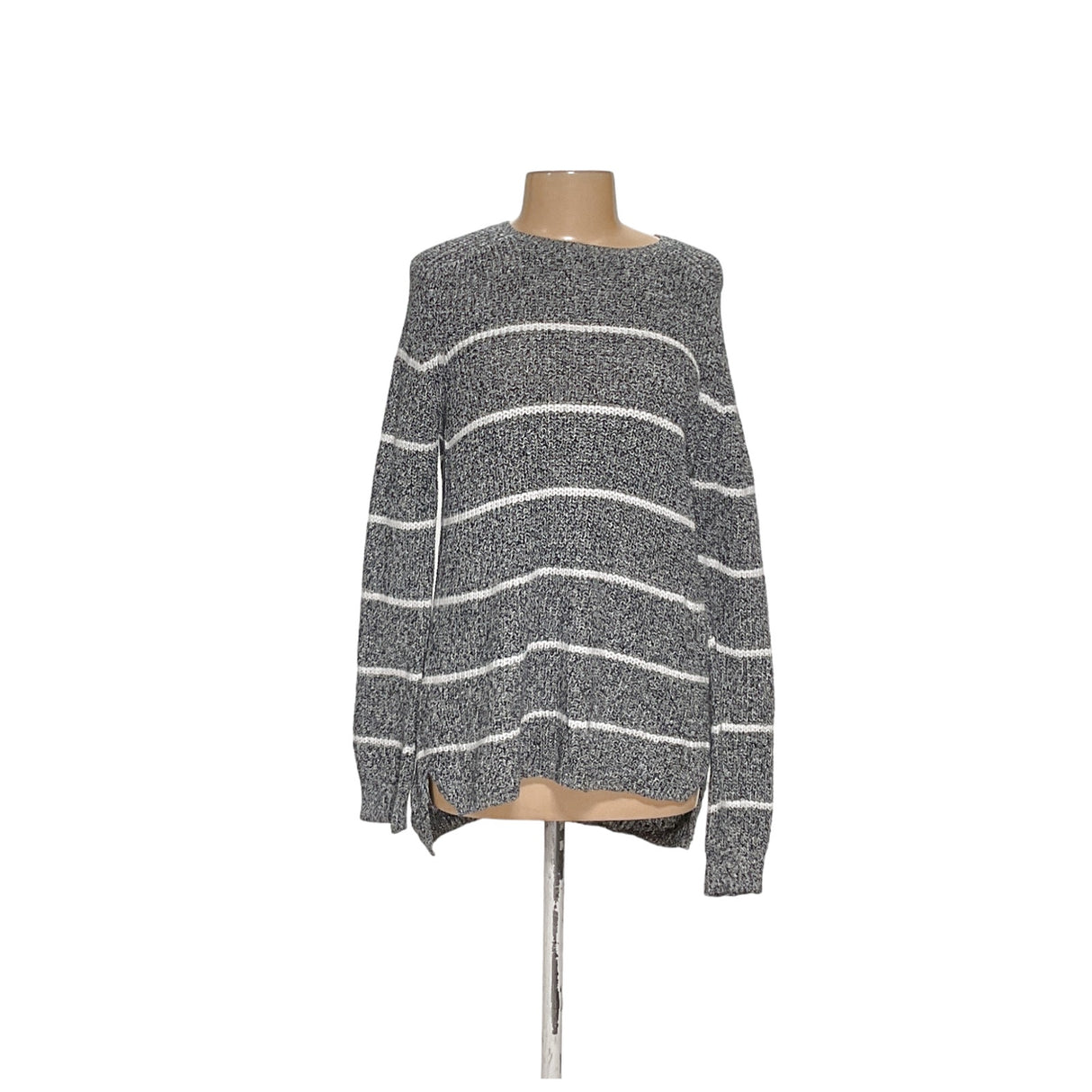 Liz Claiborne Gray Cotton Pullover Sweater XL