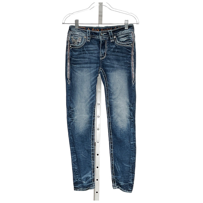 Rock Revival Blue Women's Ankle Jeans