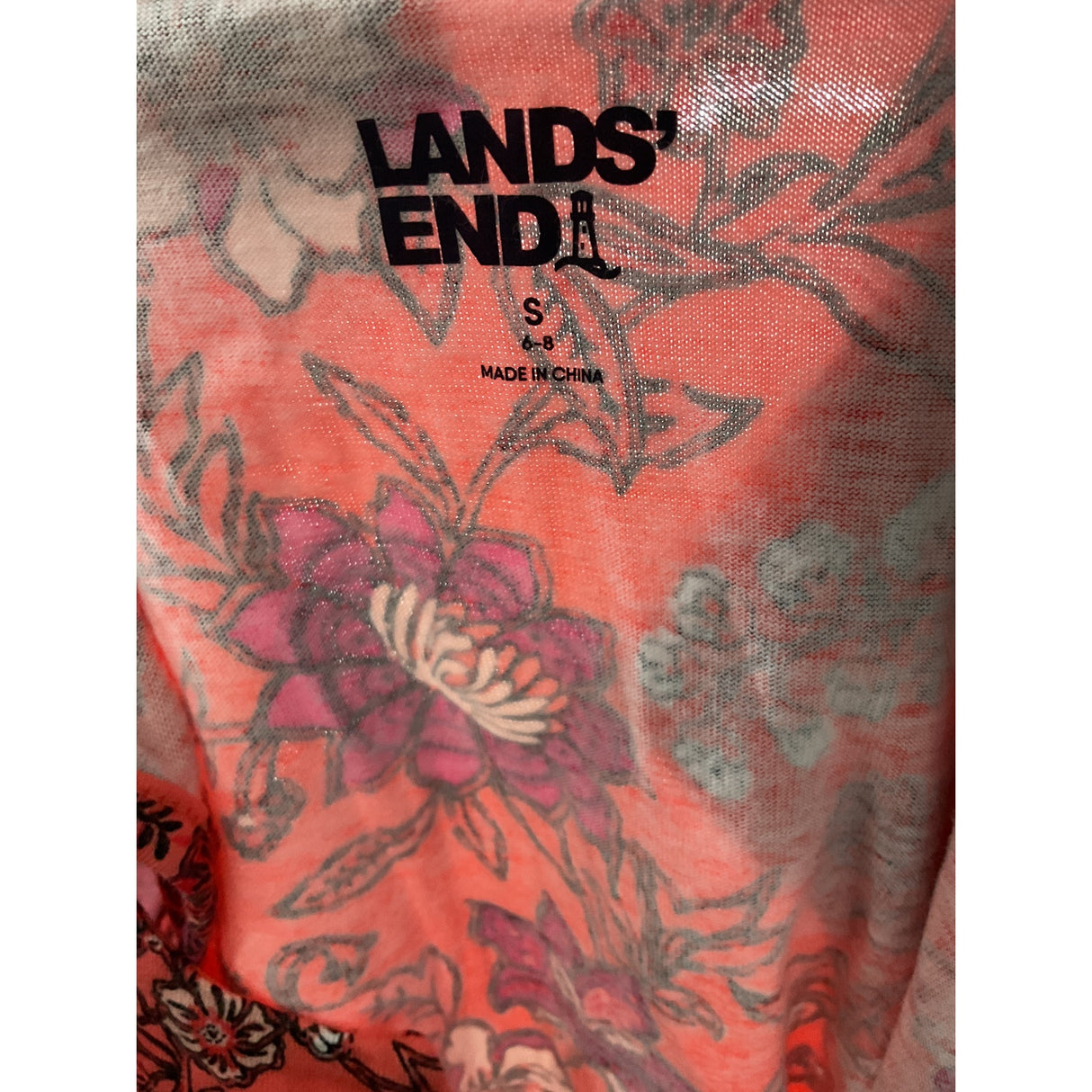 Lands' End Multicolor Shift Dress