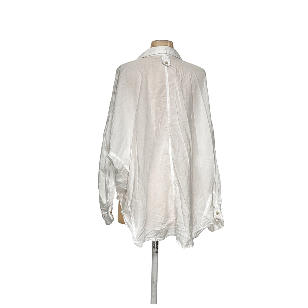 BDG White Button-Up Top - Women's M