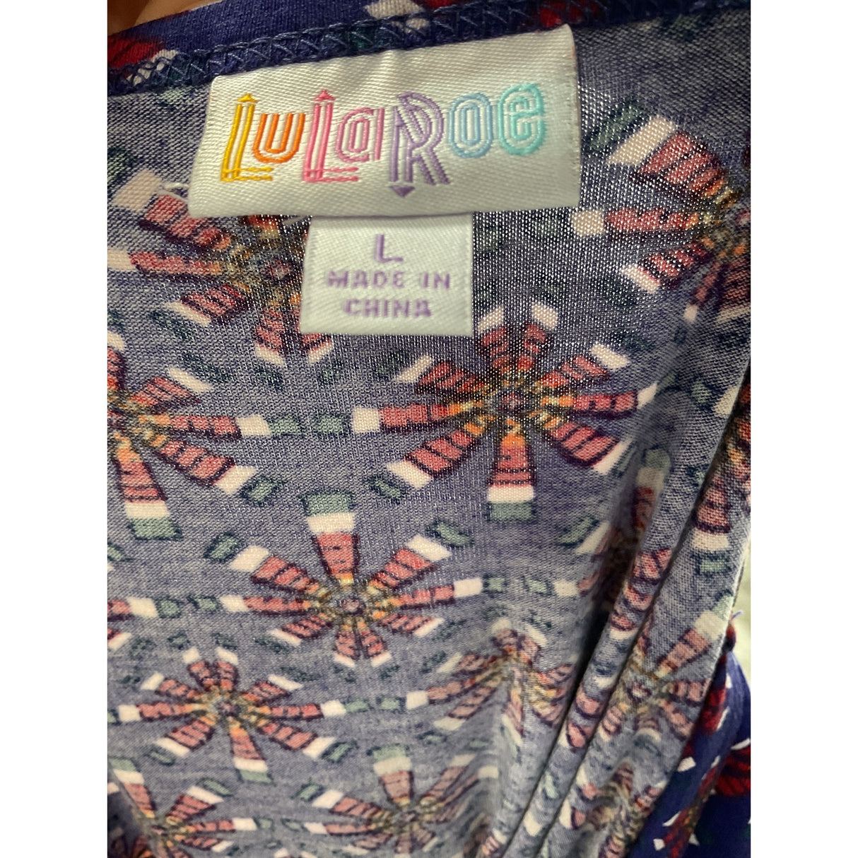 Lularoe Multicolor Midi Shift Dress