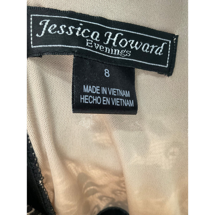 Jessica Howard Black Shift Dress 8