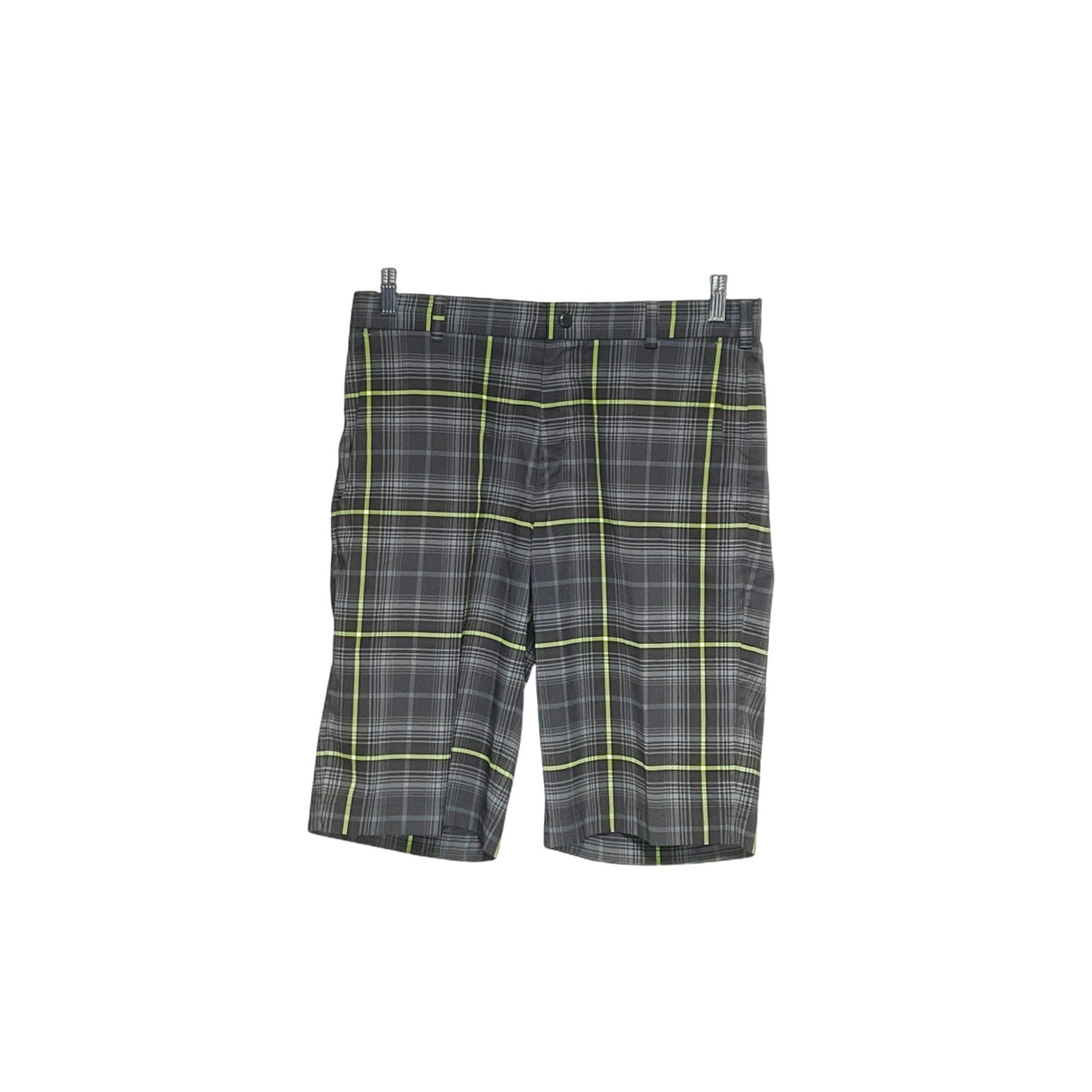 Nike Golf Gray Plaid Bermuda Shorts