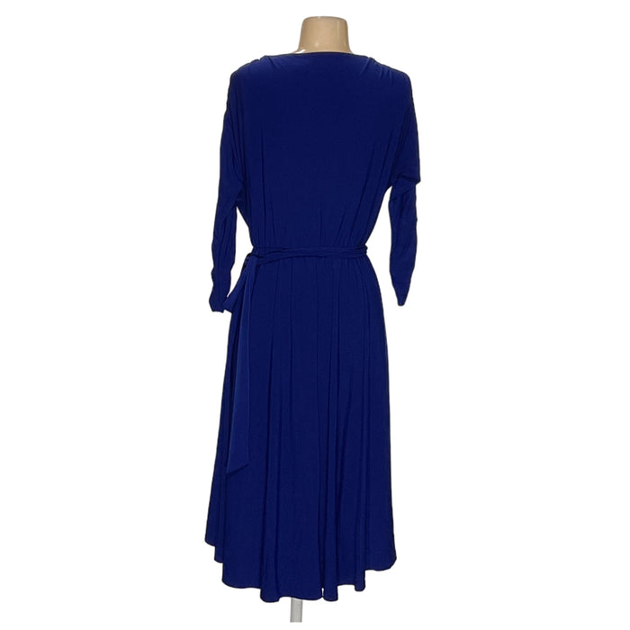 Eliza J Blue Wrap Dress - Size 10