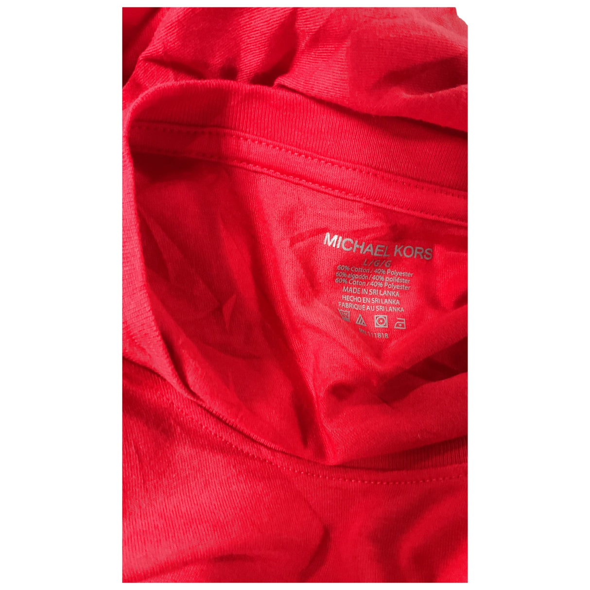 Michael Kors Red Men's Sweatshirt Size LG