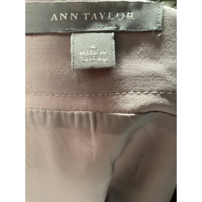 Ann Taylor Gray A-Line Skirt - Size 4