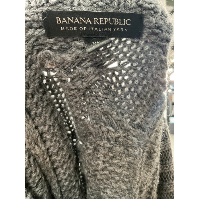 Banana Republic Gray Wool XL Pullover Sweater