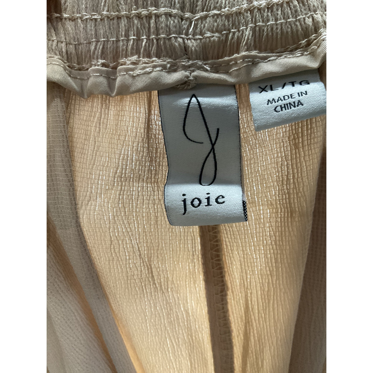 Joie Beige Cropped XL Pants