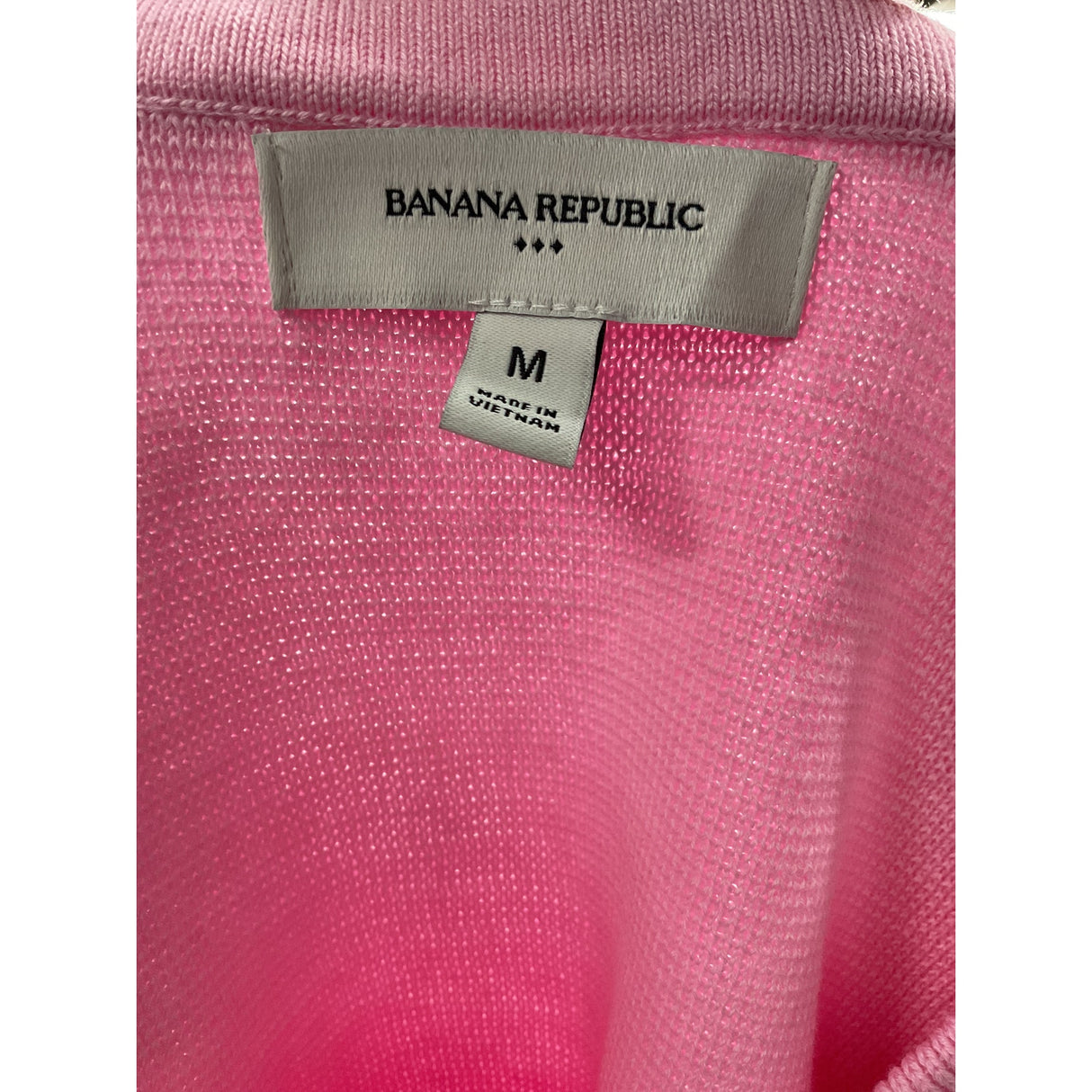 Banana Republic Pink Cotton Sweater - Women's M