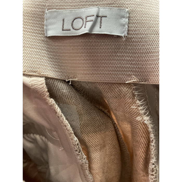 LOFT Beige Ankle Pants Size 8