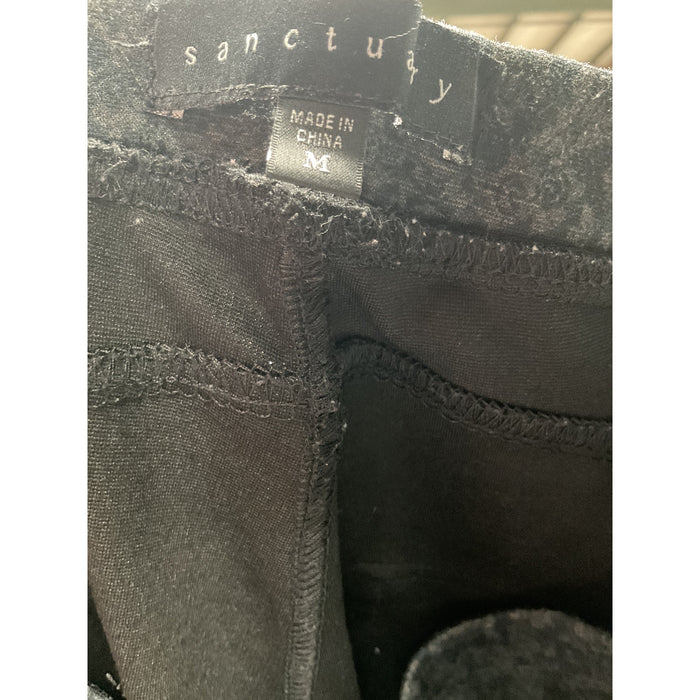 Sanctuary Black Cotton Leggings - Size M