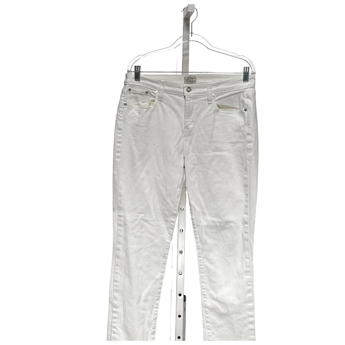 J.CREW White Ankle Jeans (Size 29)