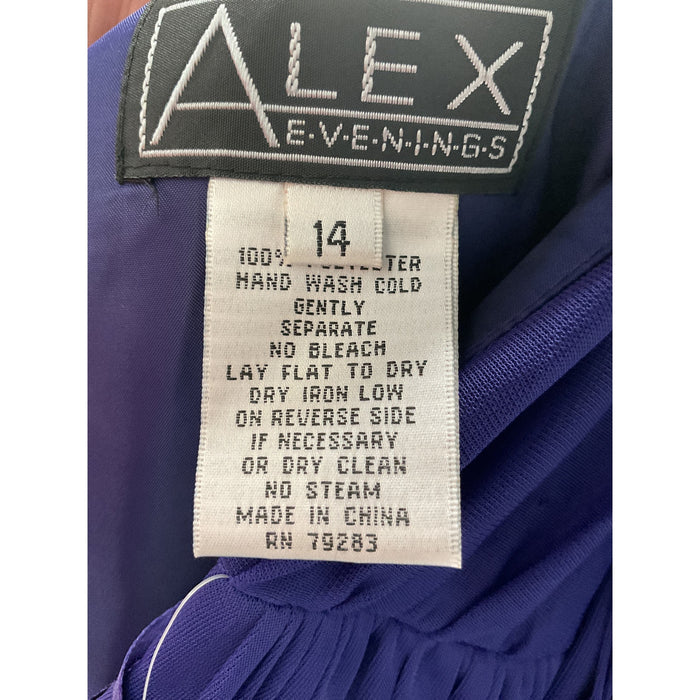 Alex evenings Maxi Dress [Purple, Size 14]