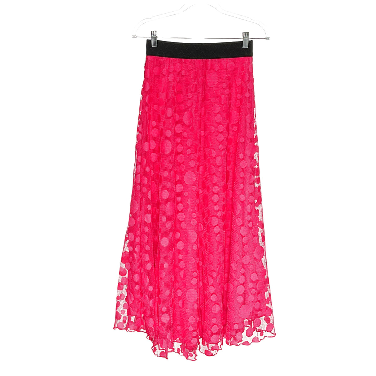 Lularoe Pink Mesh Maxi Skirt - XS