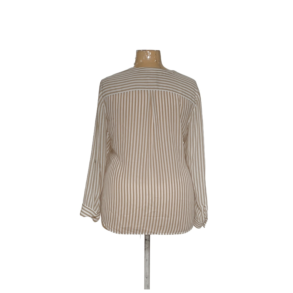 Chico's Beige Polyester Blouse, Size 3