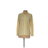 Pendleton Women's Yellow Button-Up Top Size 8