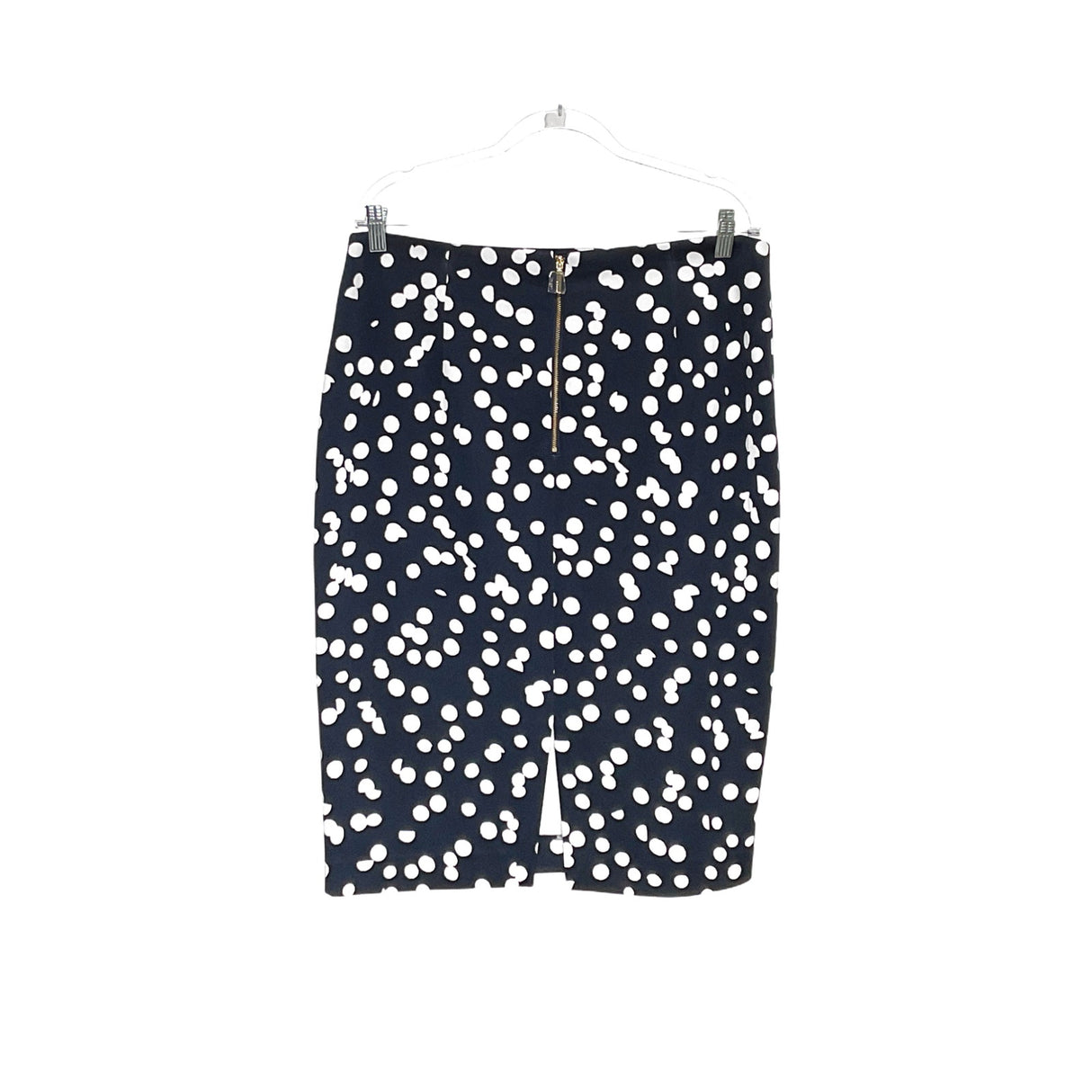 Tahari Blue Polka Dot Pencil Skirt