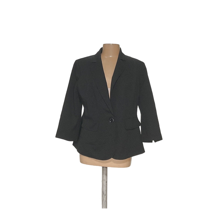 Le Suit Black Basic Jacket - Women's Size S