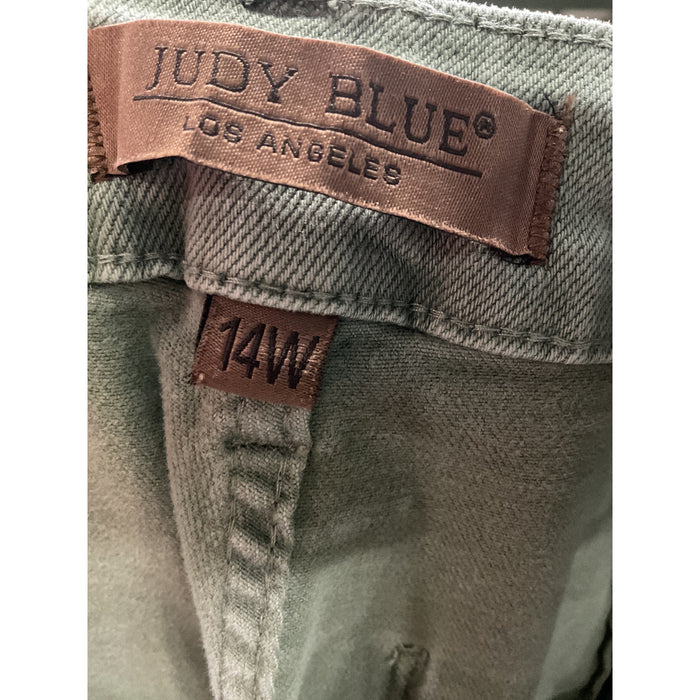 Judy Blue Green Women's Ankle Jeans Size 14W