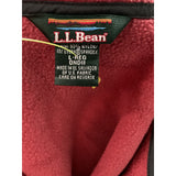 L.L. Bean Women's Red Fleece Vest Size L
