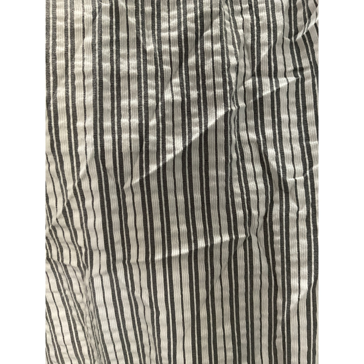 Banana Republic Gray Striped Cropped Pants