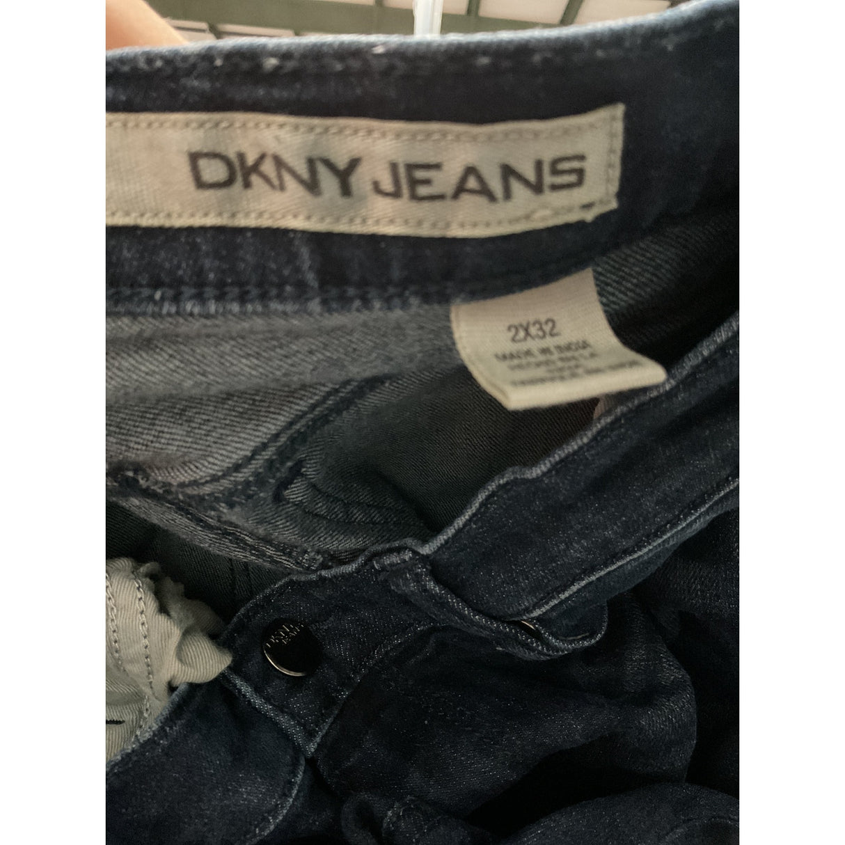 DKNY Blue Straight Jeans Size 2/32