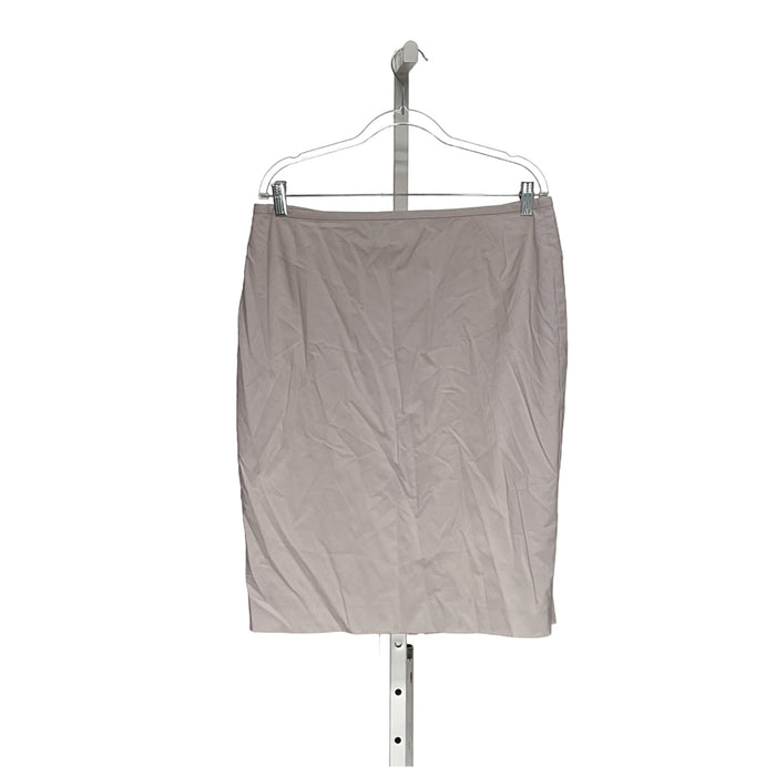 Lafayette 148 NY Beige A-Line Skirt, Size 12