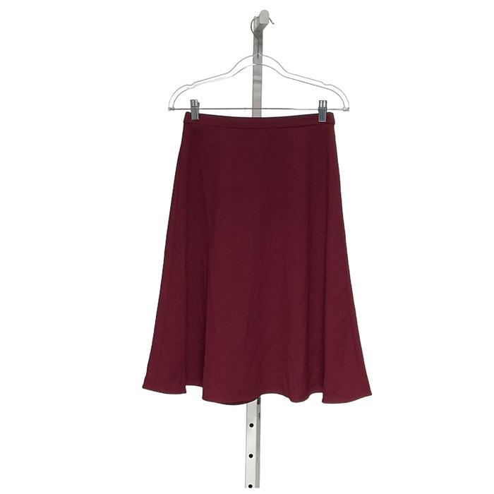 J. CREW A-Line Skirt - Red (Size 2)