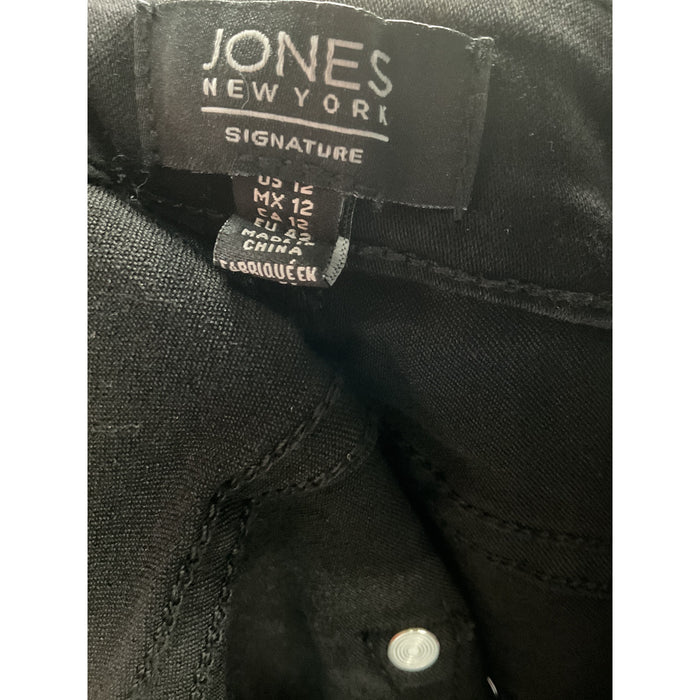 Jones NY Ankle Jeans - Black Size 12