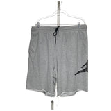 Jordan Men's Gray Cotton Activewear Shorts