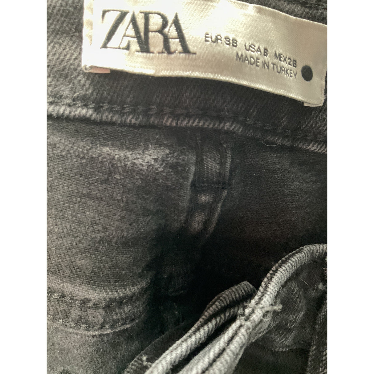 Zara Black Ankle Jeans for Women