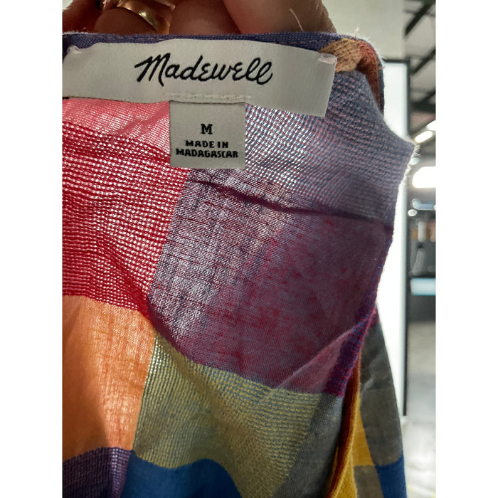 MADEWELL Multicolor Cotton Blouse M