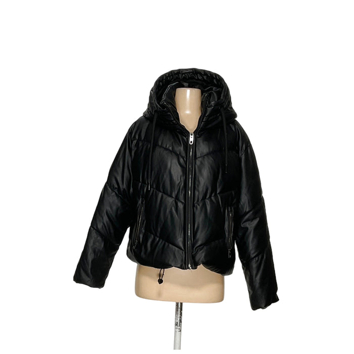 ZARA Black Puffer Jacket for Women, Size S