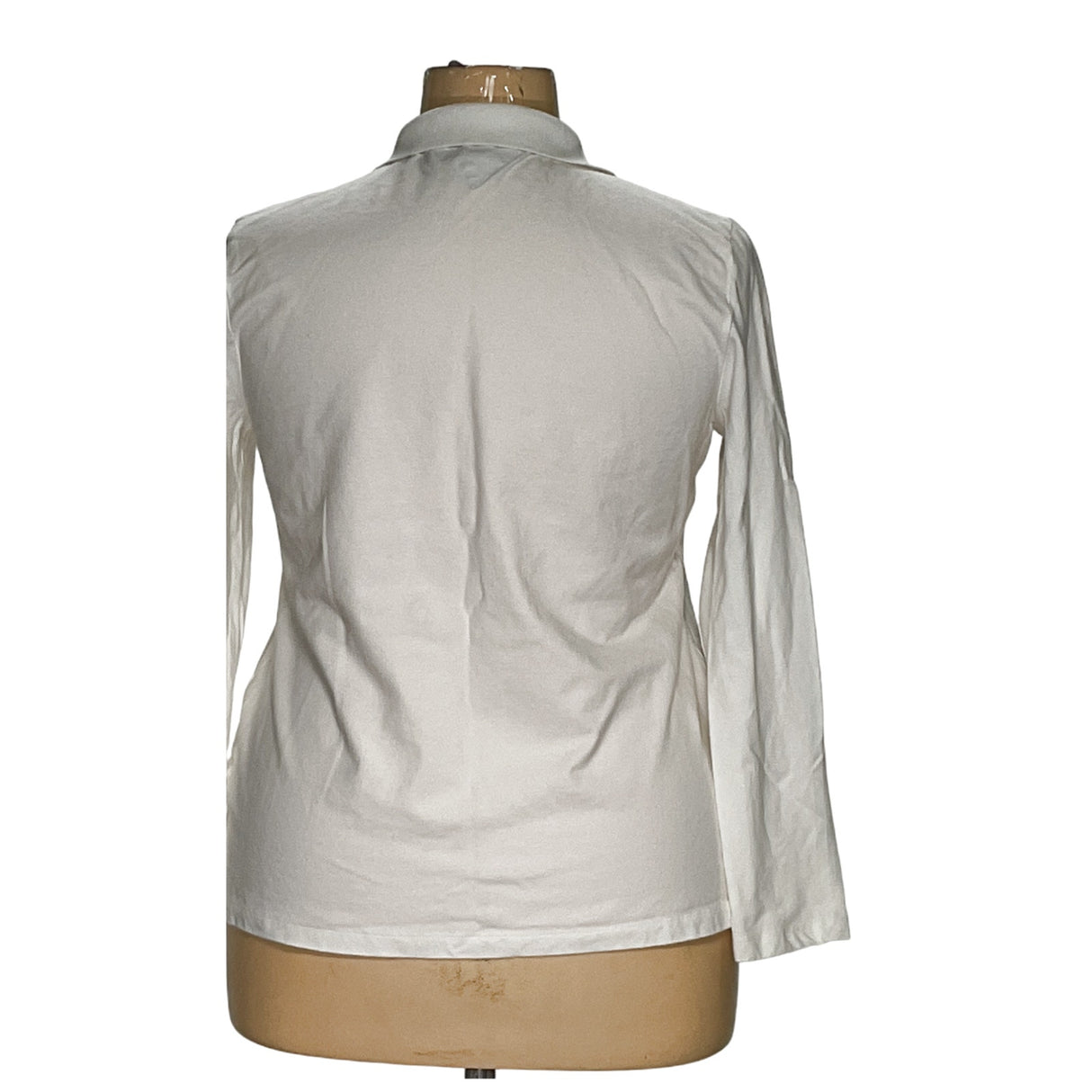 Tommy Hilfiger White Henley Sweater in Plus Size 2XL