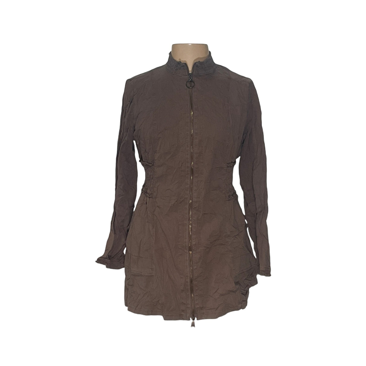 Soft Surroundings Brown Cotton Jacket