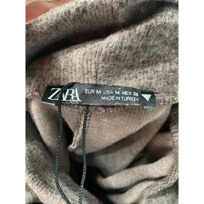 Zara Brown Blouson Dress - Size M