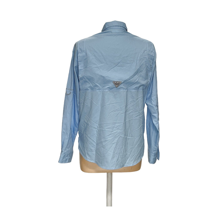 Columbia Blue Button-Up Shirt