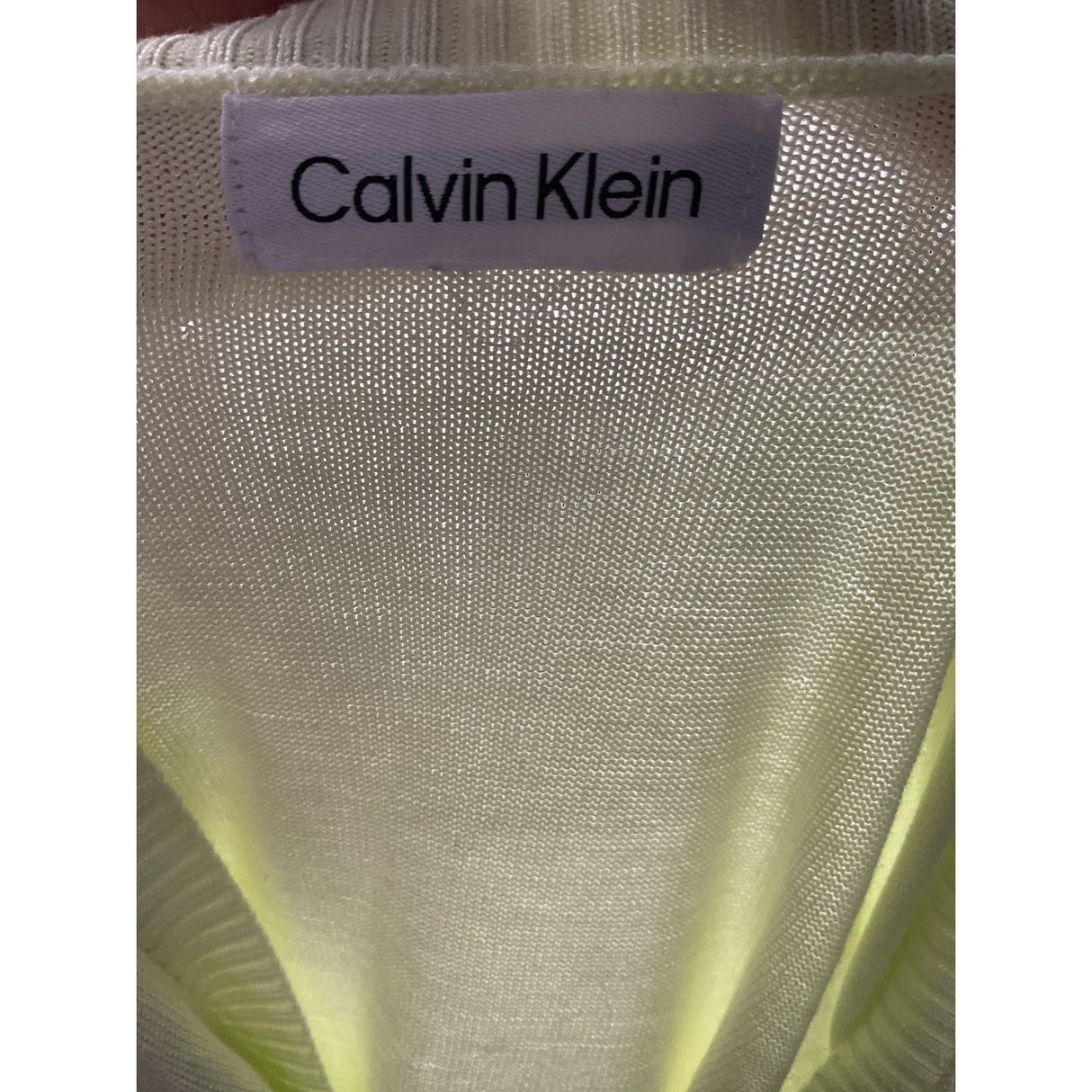 Calvin Klein Green Rayon Sweater